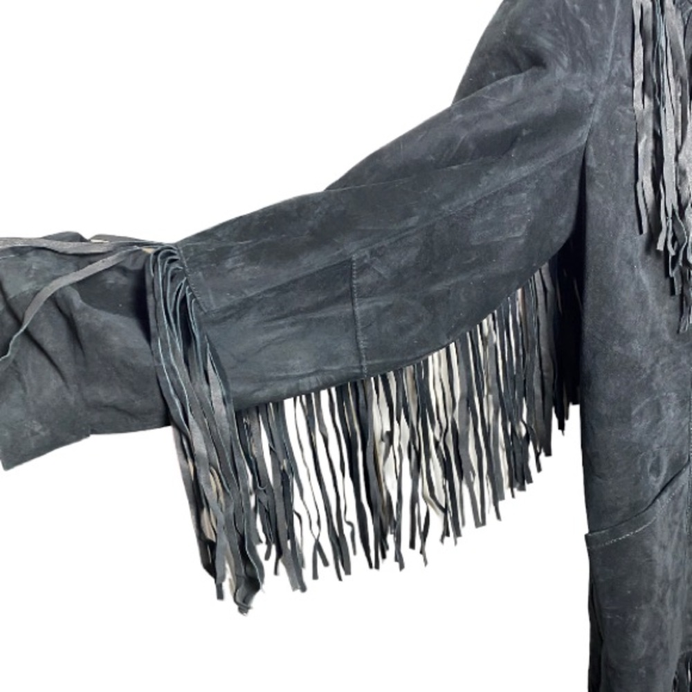 Vintage Saguaro West Fringe Suede Western Jacket - Picture 4 of 11